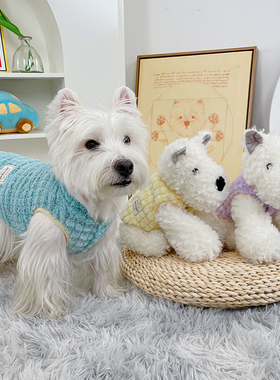 狗狗可牵引衣服秋冬保暖猫咪棉衣宠物冬天小狗冬季泰迪秋季雪耐瑞