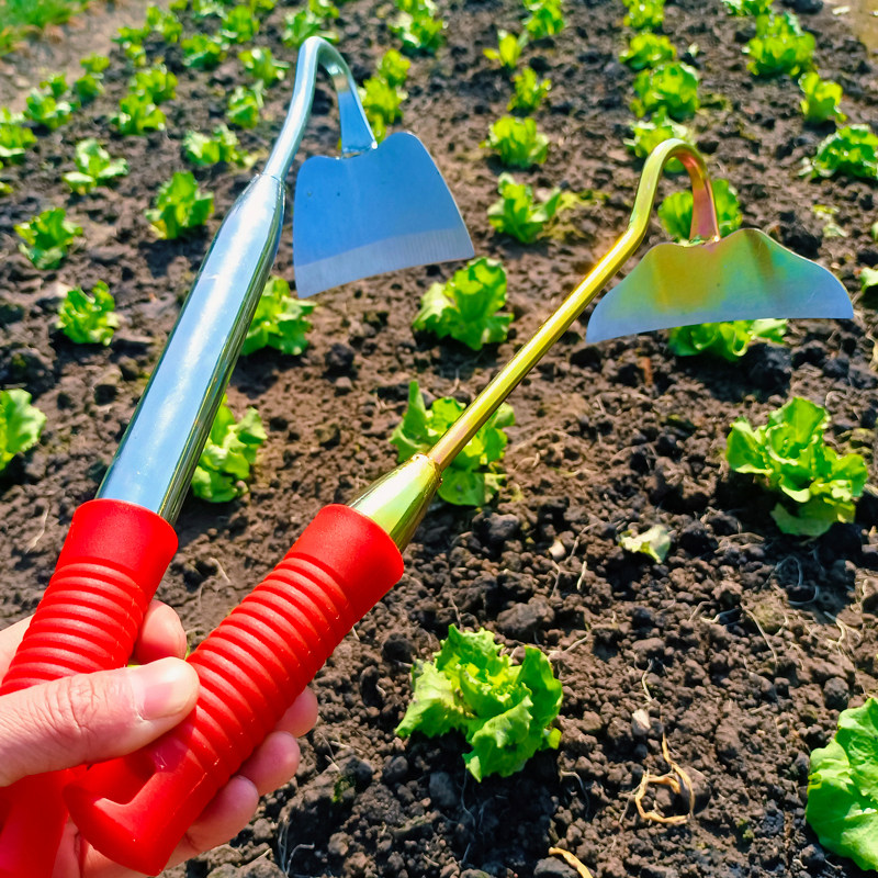 小锄头锄草神器除草锋利不生锈锰钢淬火结实耐用家用小菜园新款,鲜花速递/花卉仿真/绿植园艺,锄头,淘宝优惠券,粉丝福利购,淘宝优惠卷