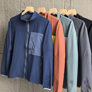 R2系列！立体方格绒男女通用锁温透气中间层户外休闲通勤夹克外套
