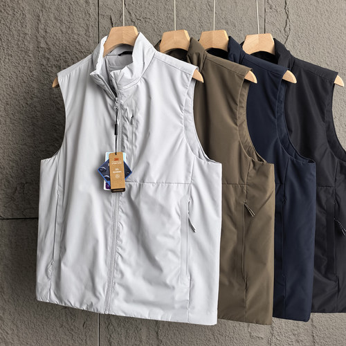 3M新雪丽男士保暖立领棉马甲