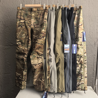 硬壳冲锋裤男士春秋潮流迷彩