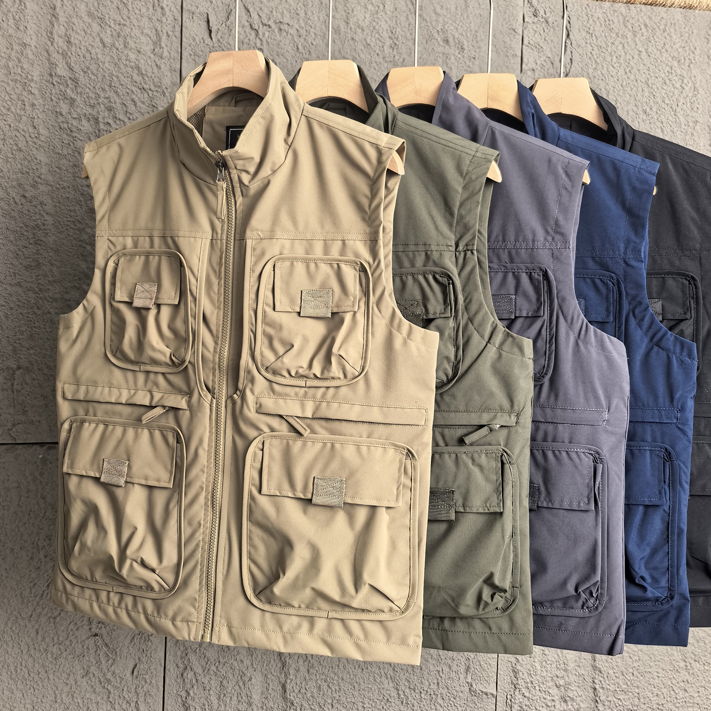 美式战术机能风！男士多口袋马甲