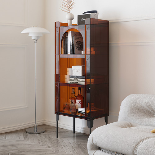 雅仆亚克力客厅边柜酒架置物书架