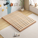 实木地台床儿童榻榻米床无床头床床架排骨架床实木床榉木简约矮床