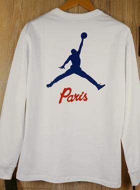 【现货】美版~JORDAN Paris 巴黎日耳曼联名男子运动休闲长袖T恤