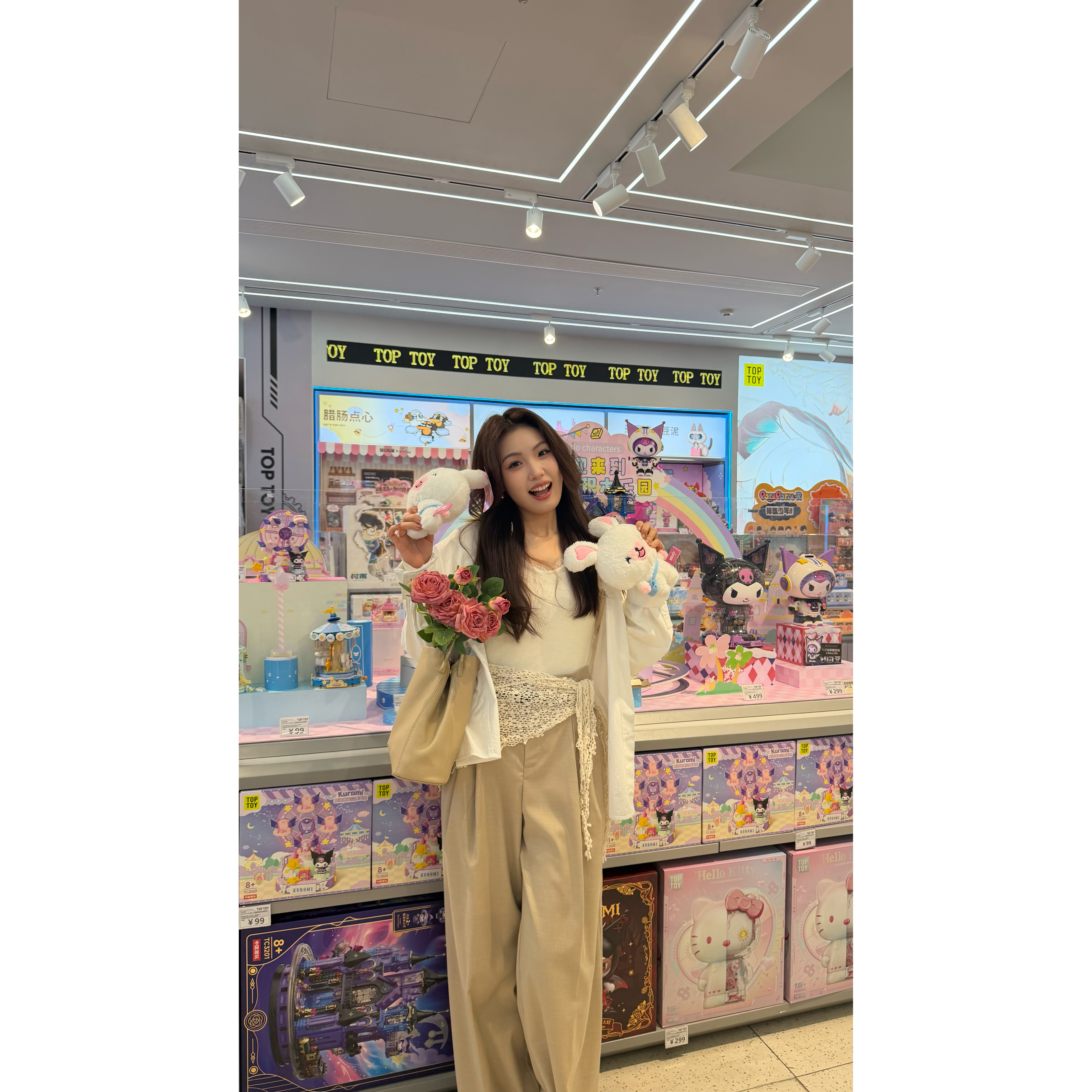 黑标BAIZHUO春季新款休闲通勤宽松垂坠感阔腿西装长裤女AZ5