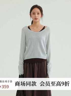 AIRIQI商场同款25秋新款休闲背心+罩衫撞色设计感套装AH53TZ074