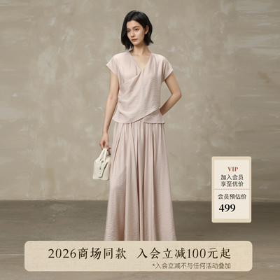 AIRIQI26夏新款小衫+半裙套装