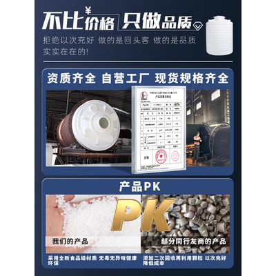 加厚塑料水塔储水罐1吨5吨10吨水桶大号储水桶罐大容量储罐pe吨桶