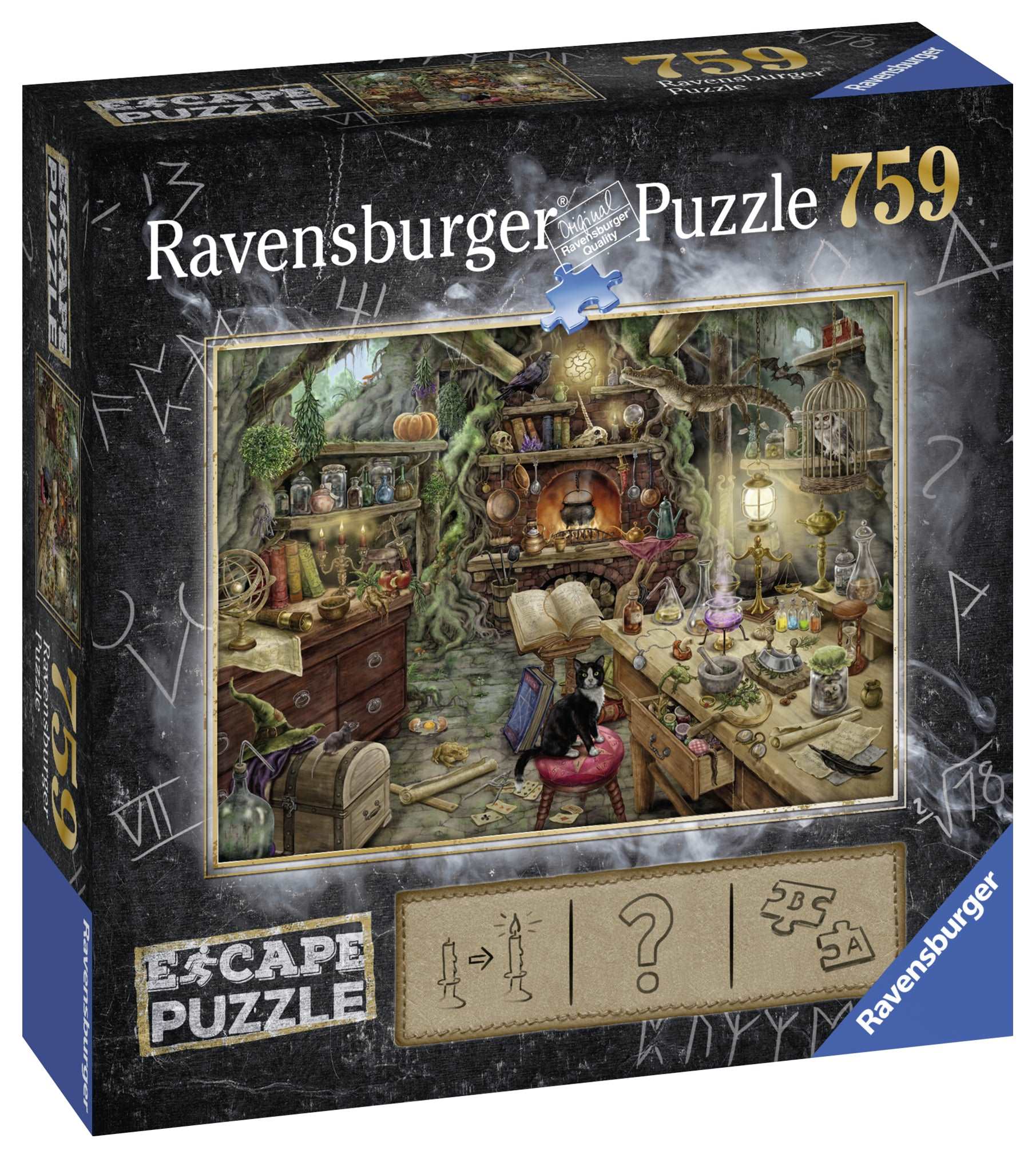 Ravensburger睿思密室逃脱-女巫的厨房759片-进口拼图益智解压