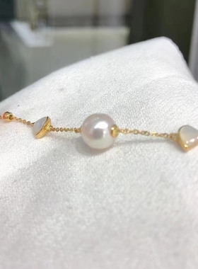 国产配件精工白贝母项链其他纯银