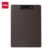 得力板夹A4写字垫板文件板夹竖版 记录板夹点菜单夹板PE128