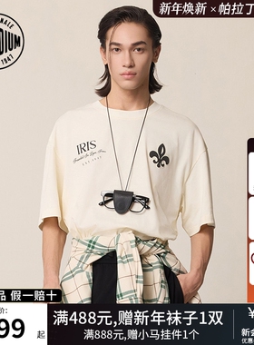 PALLADIUM帕拉丁简约宽松日常休闲运动男女款圆领短袖T恤1011280