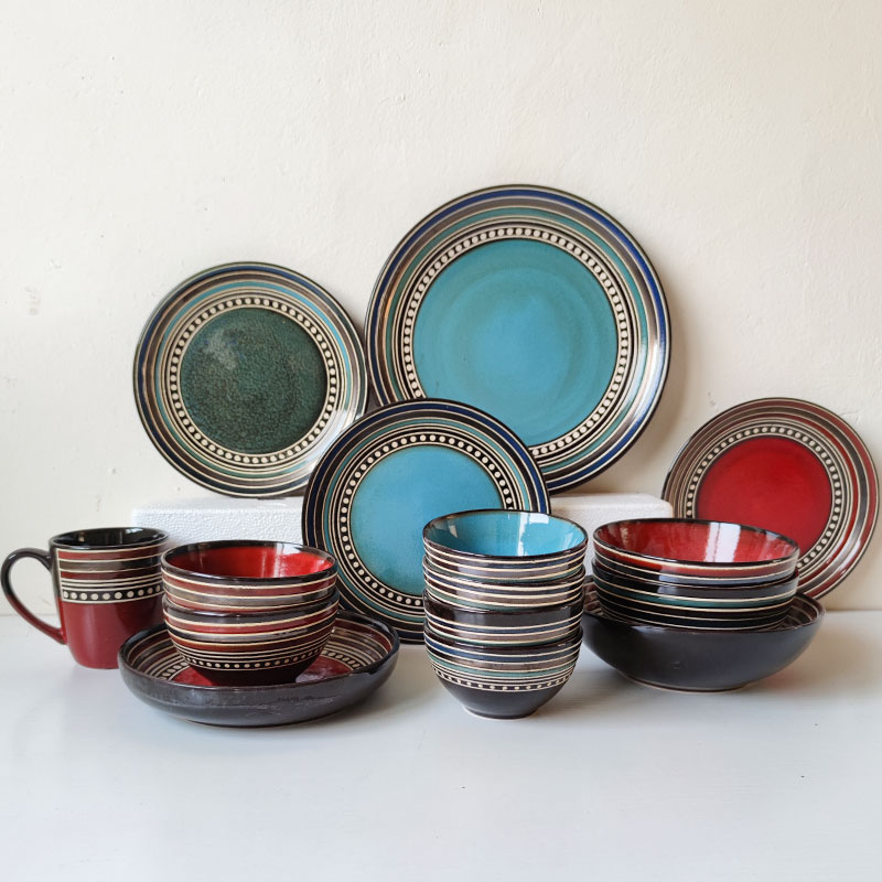 乌托邦餐具浮雕陶瓷碗碟盘子家用饭碗面碗菜盘牛排盘西餐盘微瑕