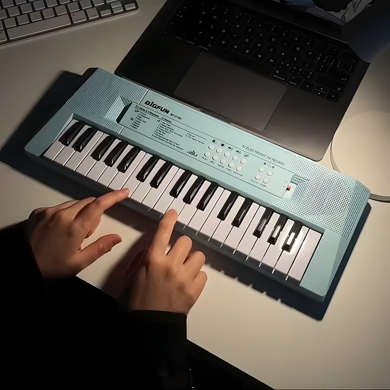 儿童37键多功能电子琴男女孩初学者可弹奏钢琴玩具入门音乐乐器