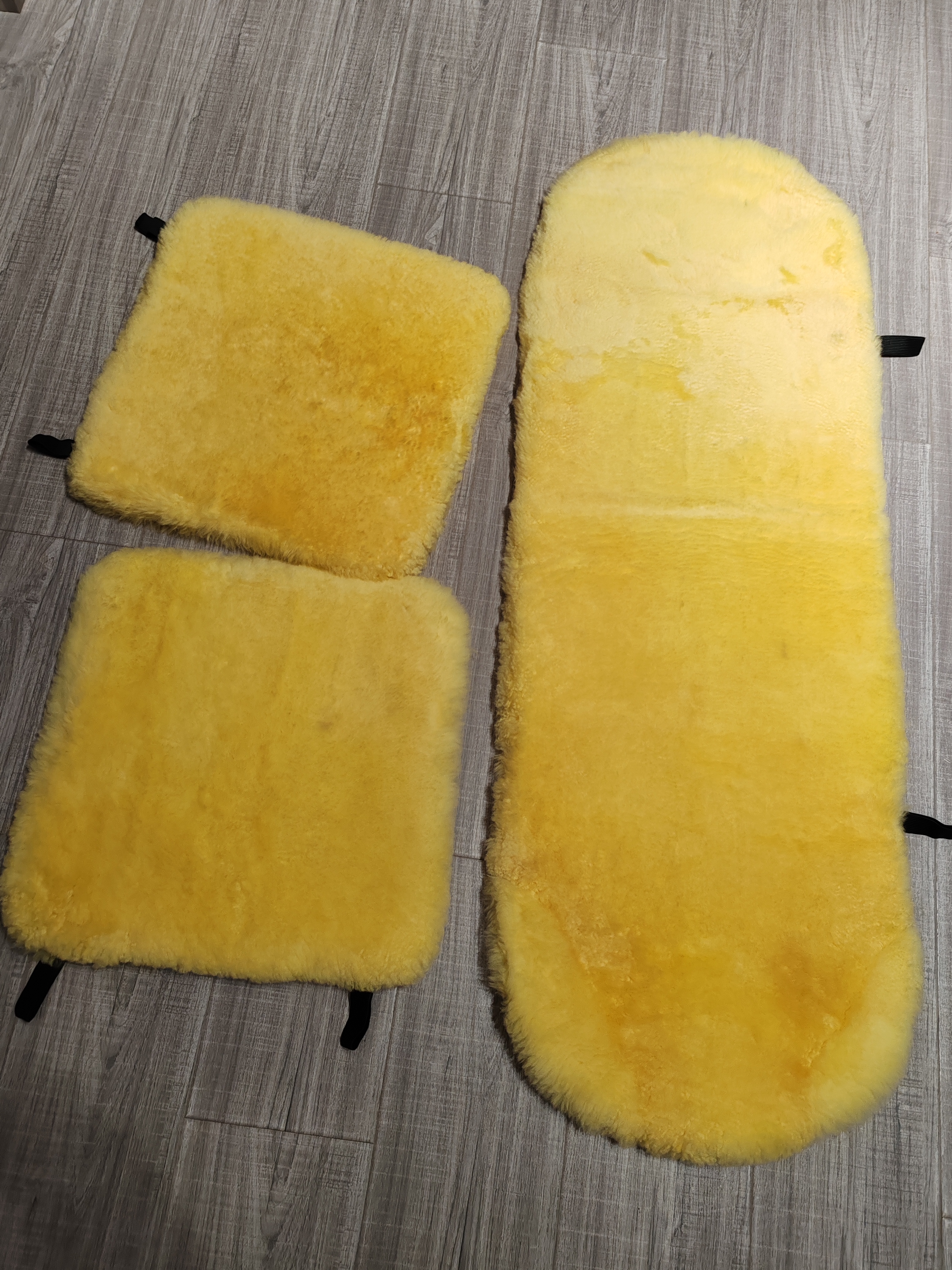 孤品外贸出口美利奴羊毛真毛皮毛一体真皮真毛汽车用品坐垫