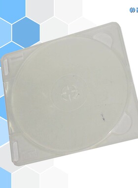 包邮白色透明盒 PP盒无膜明丙方盒 单片装CD盒DVD盒 圆角 不易碎