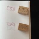 奇思妙想乌几何图案定制榉木ins高颜值文艺简约趣味卡通木质印章