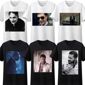 汤姆哈迪图案印花定制潮牌T恤情侣款 DIY服装 纯棉百搭宽松短袖 个性