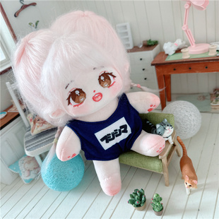 棉花娃娃20cm厘米娃衣服明星公仔正常体胖胖体裸娃性感露背泳衣