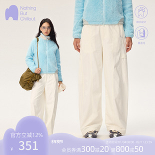 NBCT户外休闲裤女秋冬加绒弯刀裤徒步防水运动长裤