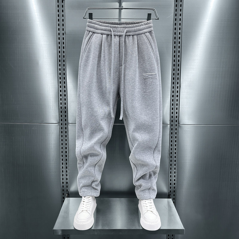 秋冬新款美式纯色休闲小直角运动裤男宽松时尚哈伦裤简约卫裤潮牌,男装,休闲裤,淘宝优惠券,粉丝福利购,淘宝优惠卷