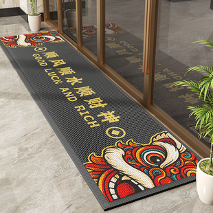 长条入户门地垫商用店铺酒店商场门口迎宾地毯可定制进门防滑脚垫