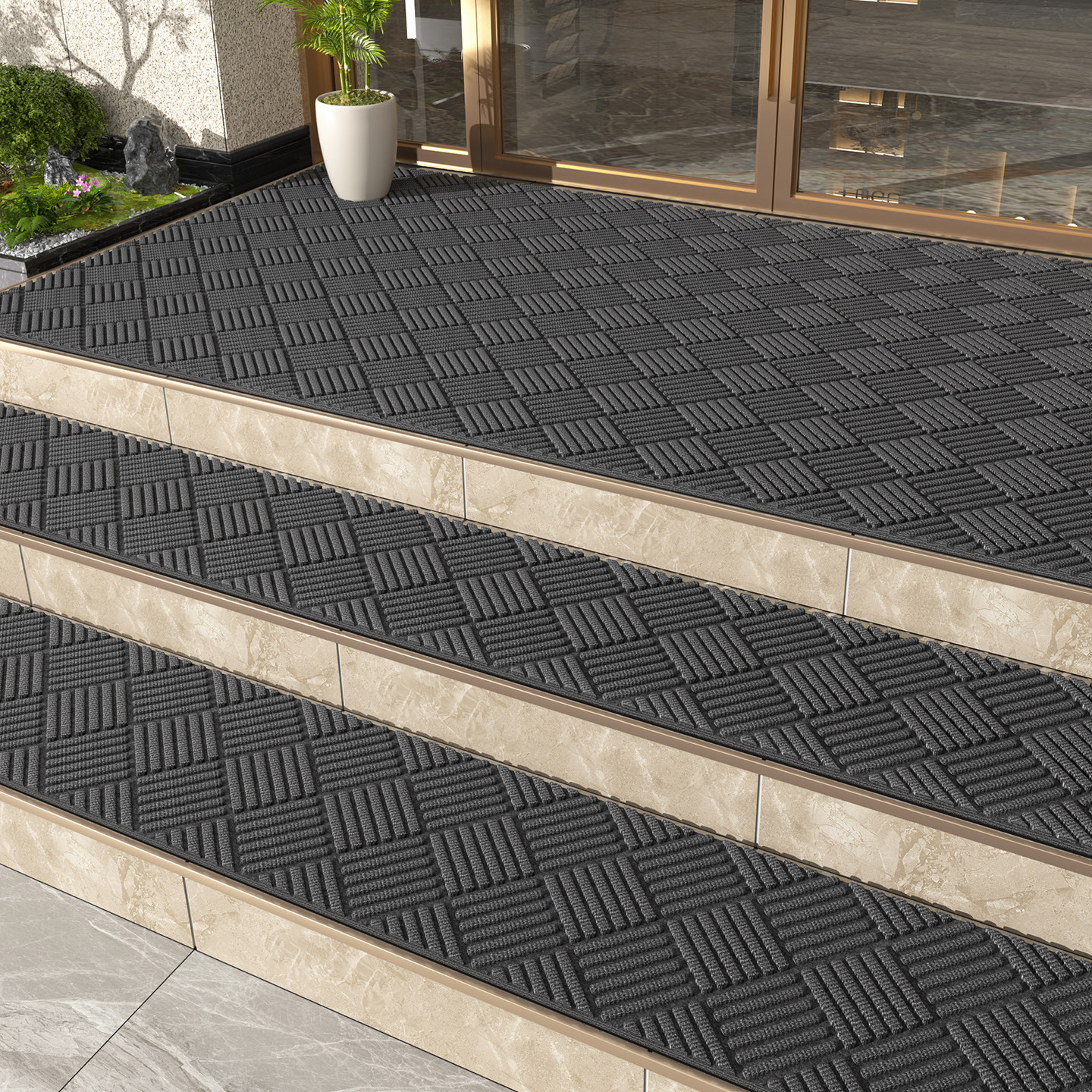 户外楼梯踏步垫店铺酒店门口除尘地毯可裁剪地垫长条台阶防滑脚垫,居家布艺,商业地毯地垫,淘宝优惠券,粉丝福利购,淘宝优惠卷