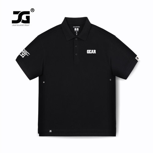 潮牌夏季POLO衫宽松大码