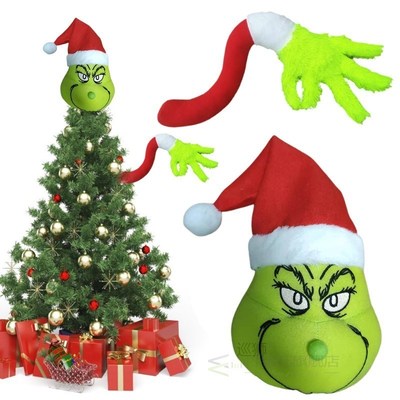 Grinch Christmas Tree Decorations Christmas Tree Topper + Ar