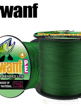 Frwanf 4 Braid 100M Pe Braided Fishing Line 4 Strand Super S