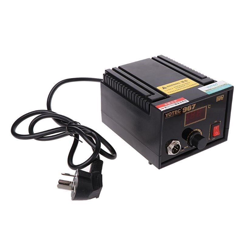 110V 220V 967 Electric Rework Soldering Station Iron LCD Dis