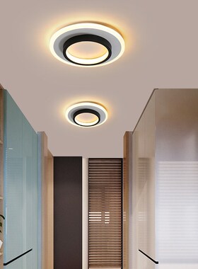 New Acrylic Square lamp chandeliers  hallway Balcony corrido