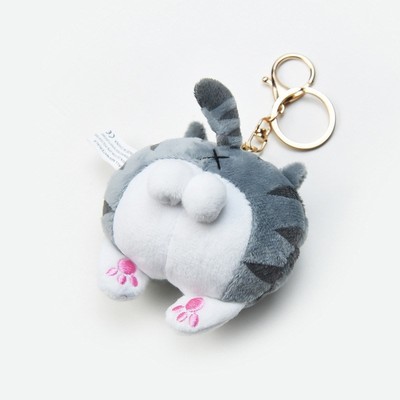 1PCS Kawaii Plush Keychain Funny Corgi  Butt Stuffed Anim