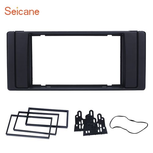 Seicane 2 DIN Car Stereo Fascia for 1995-2001 2002 2003 BMW5