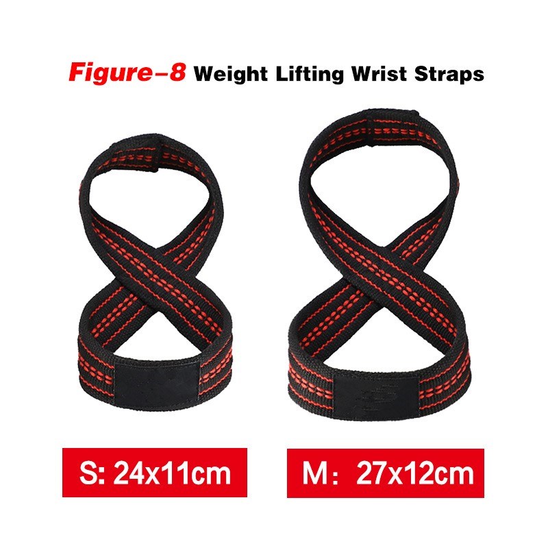 Figure 8 Weight Lifting Straps DeadLift Wrist Strap for Pull