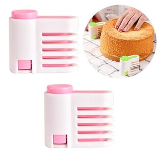 2pcs DIY Cake Slicers 5 Layers Cake Pie Slicer Sheet Guide C
