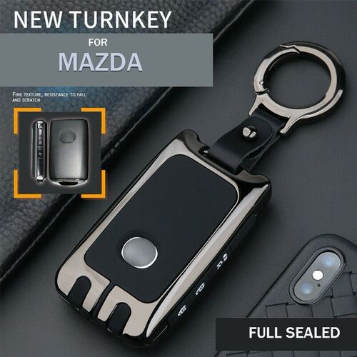 Zinc Alloy Full Sealed Car Key Fob Case Cover Shell Holder F