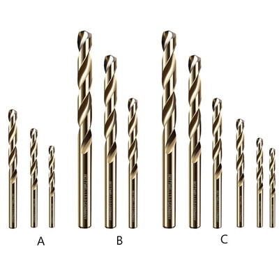 Twist Drill Bits Set 适用于 Steel Metal Alloy Copper Woodwor