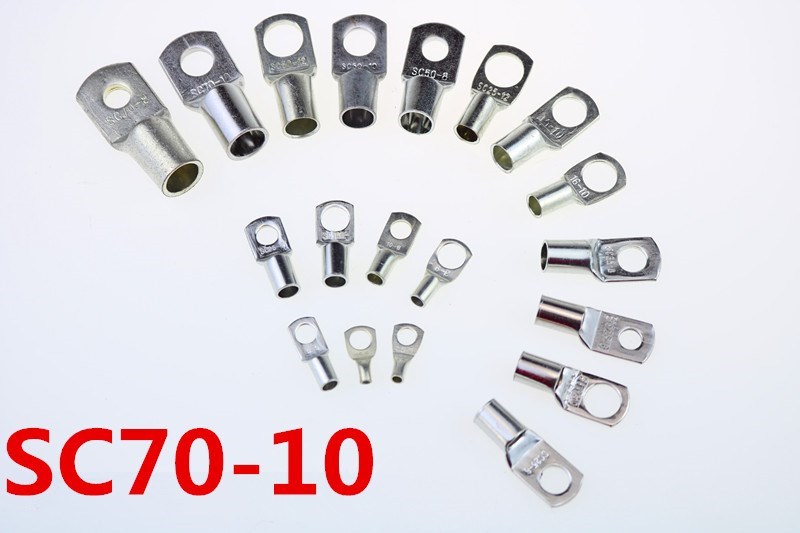 SC 70-10 70mm210mm Bolt Hole Tinned Copper Cable lugs Batter