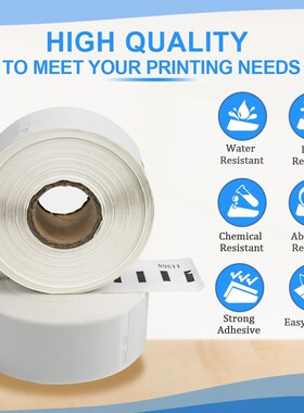 5rolls 99010 28mm*89mm Compatible for Dymo LabelWriter 450/4