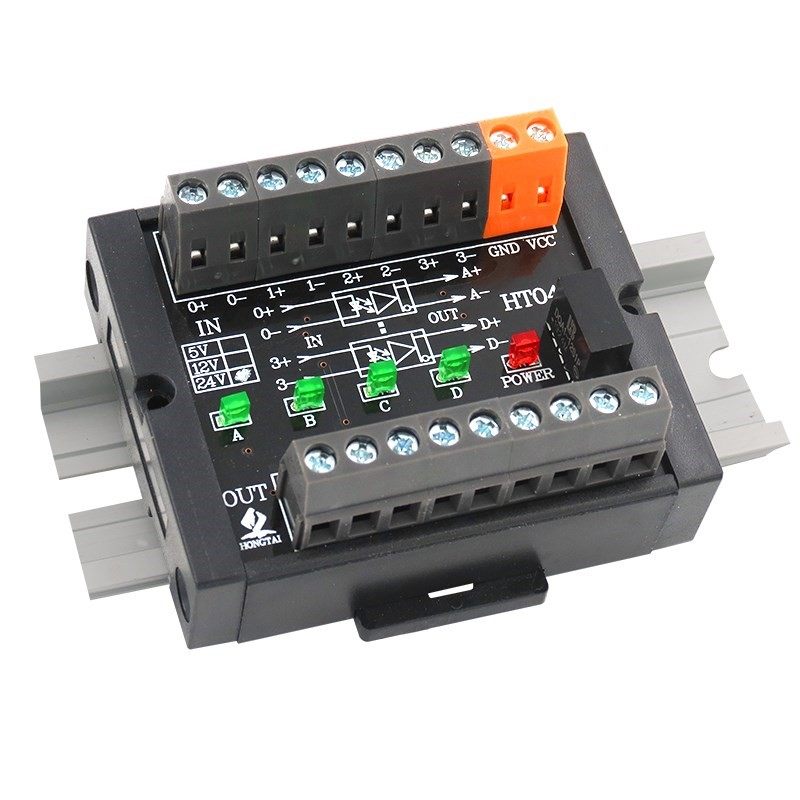 4 channels Single-ended to differential Converter 10MHz HTL - 实物图