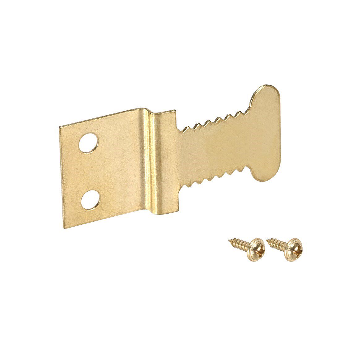sawtooth hangers, 1 5/6 inch double hole with screws are