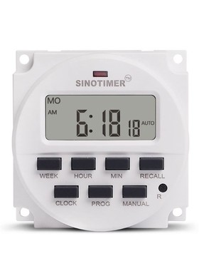 AC 220V LCD Digital Programmable Timer Switch with Countdown