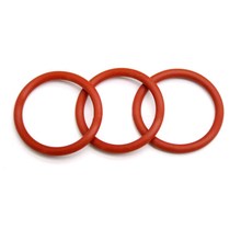 Wire Dia 3.0mm 3.5mm Red Food Grade Silicone O-Ring Gasket S