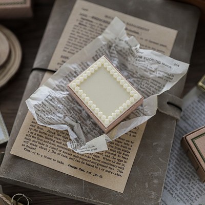 Yoofun 8 Designs INS style Vintage frame series stamp DIY w