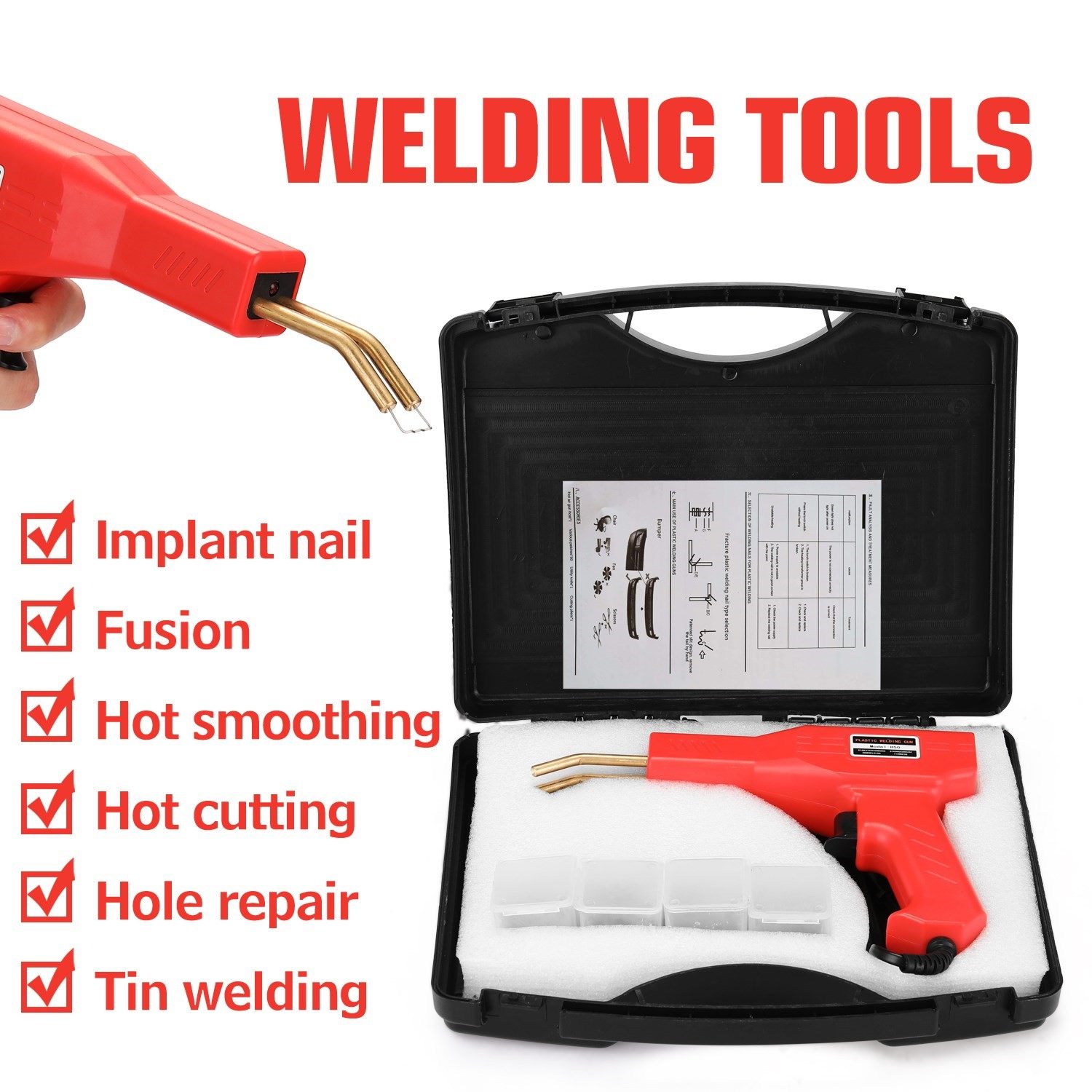 Plastics Welding Machine Handy Plastics Welders Hot Staplers