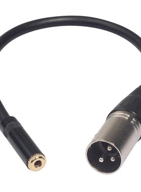 0.3M Wire 3 Pin Xlr Male to 3.5Mm Female Audio Connector St
