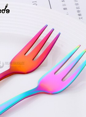 1Pc Fruit Fork 18/10 stainless Steel Small Forks For Dessert
