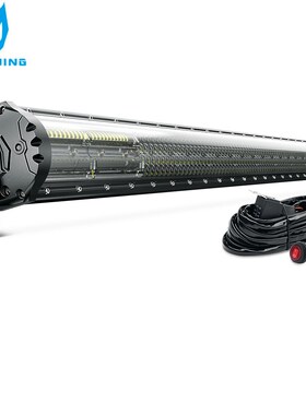 M2 52'' LED Light Bar Quad Row Combo Bar Off Road Car Drivin
